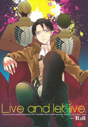 Firsttime Live and let live. - Shingeki no kyojin Gay Blowjob
