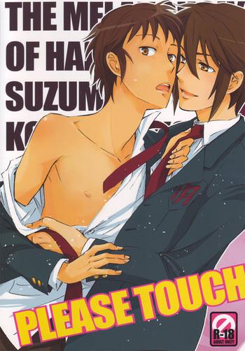 Big breasts PLEASE TOUCH ME SOFTLY!!- The melancholy of haruhi suzumiya hentai Outdoors