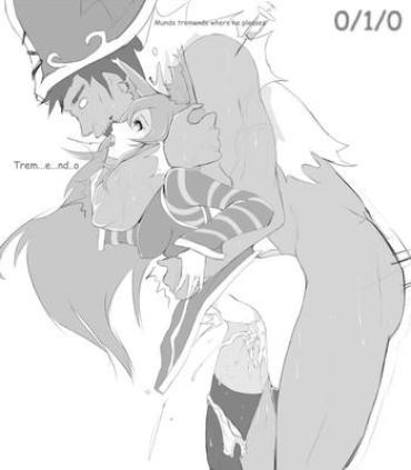 Girl Girl Mundo & Lulu, Tremendo- League Of Legends Hentai No Condom