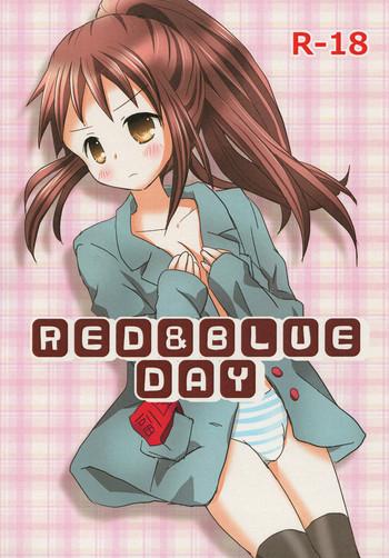 Fisting RED & BLUE DAY - The melancholy of haruhi suzumiya Woman