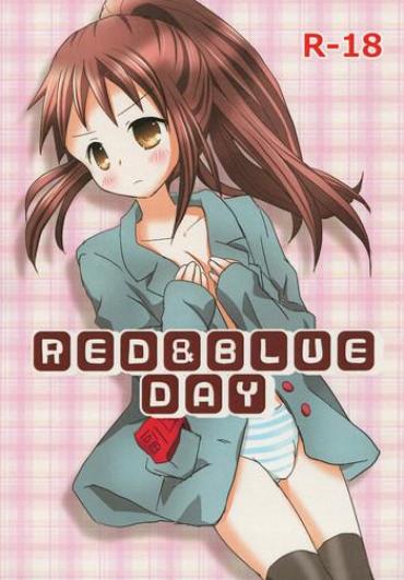 Amatoriale RED & BLUE DAY- The Melancholy Of Haruhi Suzumiya Hentai Fuck