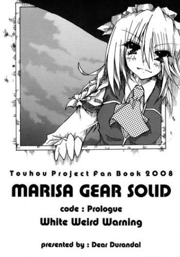 Hot MARISA GEAR SOLID White Weird Warning- Touhou Project Hentai 69 Style