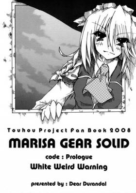 Rimming MARISA GEAR SOLID White Weird Warning - Touhou project Best Blow Job