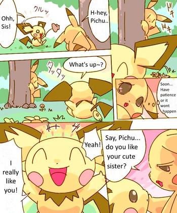 Romance Pikachu Kiss Pichu - Pokemon Huge Tits