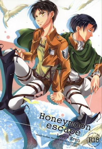 Chupando Honeymoon escape - Shingeki no kyojin Blow Jobs