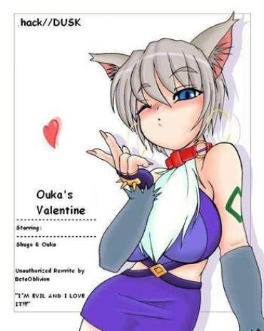 Kashima Ouka's Valentine- .hacklegend Of The Twilight Hentai Blowjob