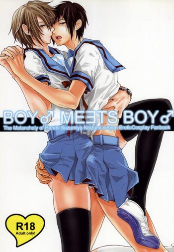 Man BOY♂ MEETS BOY♂ - The melancholy of haruhi suzumiya Cumshot