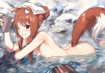 Hard Fucking Wacchi to Nyohhira Bon FULL COLOR DL Omake - Spice and wolf Foreskin