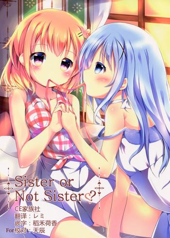Raw Sister or Not Sister?? - Gochuumon wa usagi desu ka Pussy Lick