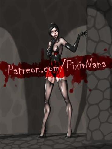 Solo Female Beauty Vampir Executed Digital Mosaic