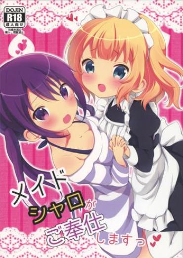 Vagina Maid Sharo Ga Gohoushi Shimasu | Maid Sharo Will Serve You- Gochuumon Wa Usagi Desu Ka Hentai Hardcore Gay