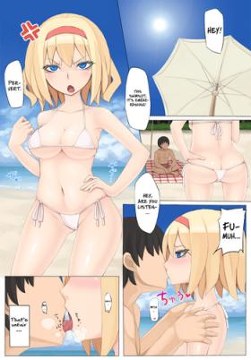 Menage I went to the beach with Alice - Touhou project Con