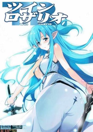 Solo Female Twin Rosario- Sword art online hentai Step Sister