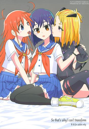 Sapphic Sore dakara Watashi wa Henshin Dekinai | So that's why I can't transform - Flip flappers Gay Averagedick