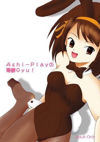 Free Teenage Porn Ashi-Play no Yuutsu Gyu! - The melancholy of haruhi suzumiya Fushigiboshi no futagohime Fucking Sex