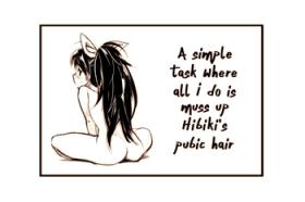 Lovers Hibiki no Inmou | Hibiki's Pubic Hair - The idolmaster Couples Fucking
