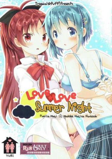 Squirters Love Love Summer Night- Puella Magi Madoka Magica Hentai Clothed