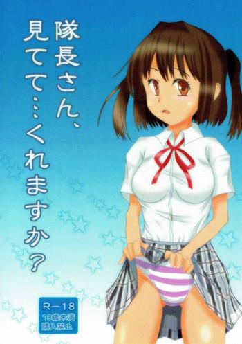 Legs Taichou-san, Mitete... Kuremasu ka? - Schoolgirl strikers Foot Worship