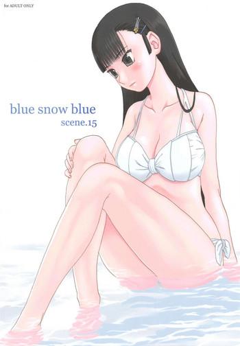 Desi blue snow blue scene.15 - In white Asslicking