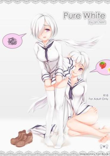 Asslick Pure White Maplestory Long Hair