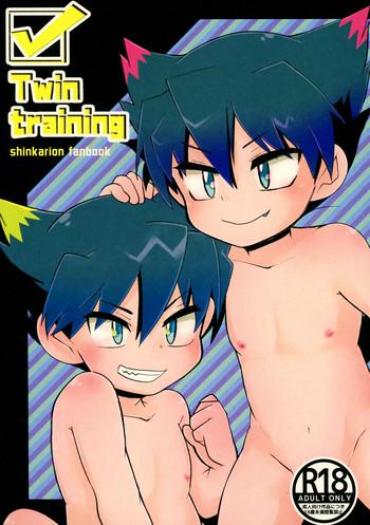 Groping Twin Training- Shinkansen Henkei Robo Shinkalion Hentai Kiss