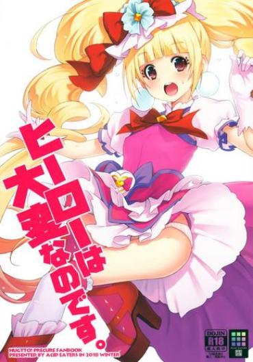Pasivo Hero Wa Taihen Nano Desu.- Hugtto Precure Hentai Blonde