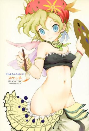 Lesbian (C82) [popin'rabbit (Esora Koto)] Relm-tan No Hajirai Sketch |  Relm-tan's Embarrassing Sketch (Final Fantasy VI) [English] {arkngthand & B.E.C. Scans}- Final Fantasy Vi Hentai Titty Fuck