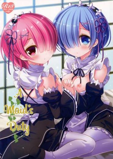 Wanking Maid No Oshigoto | Maid's Duty Re Zero Kara Hajimeru Isekai Seikatsu ThisVid