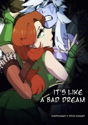 "It's Like A Bad Dream" Windranger x Drow Ranger comic by Riko