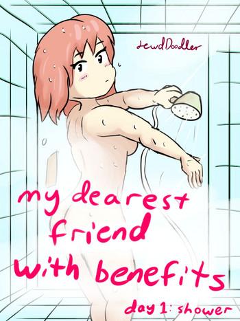 Flexible My Dearest Friend with Benefits Day 1: Shower - Doki doki literature club Tongue
