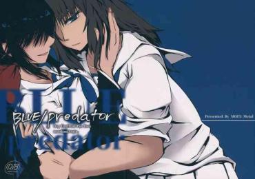 Full Color BLUE/predator- Girls Und Panzer Hentai School Uniform