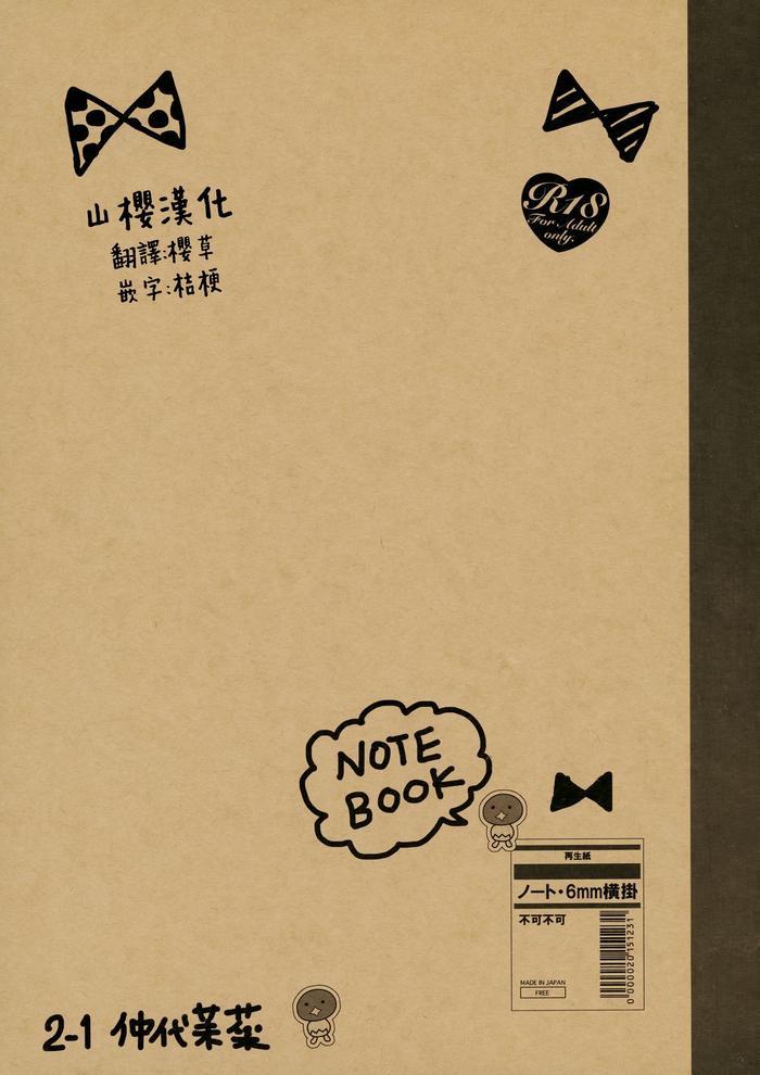 Eat Notebook 2-1 Nakadai Mana - Original Dutch