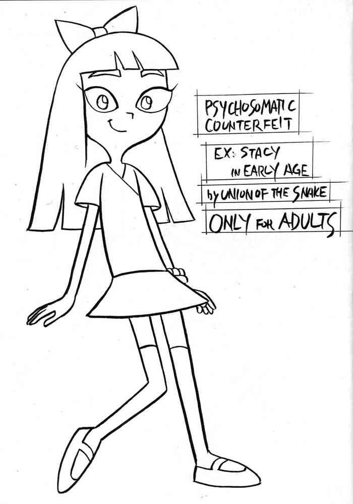Hardcorend Psychosomatic Counterfeit Ex: Stacy in Early Age - Phineas and ferb Rough Fucking