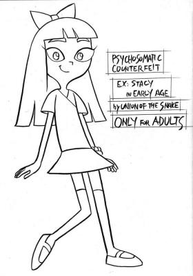 Gay Bukkake Psychosomatic Counterfeit Ex: Stacy in Early Age - Phineas and ferb Best Blowjob