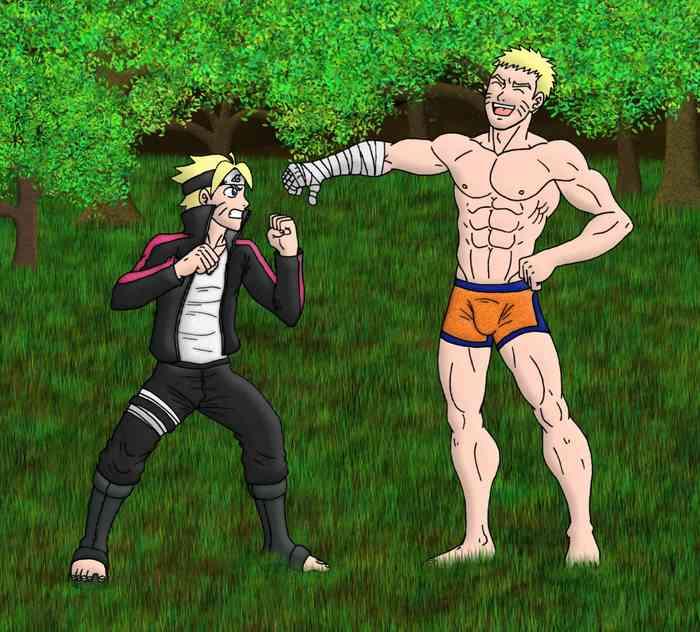 Maid Boruto vs Naruto - Boruto Panties