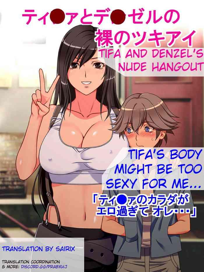 Gay Brownhair Tifa to Denzel no Hadaka no Tsukiai | Tifa and Denzel's Nude Hangout - Final fantasy vii Home