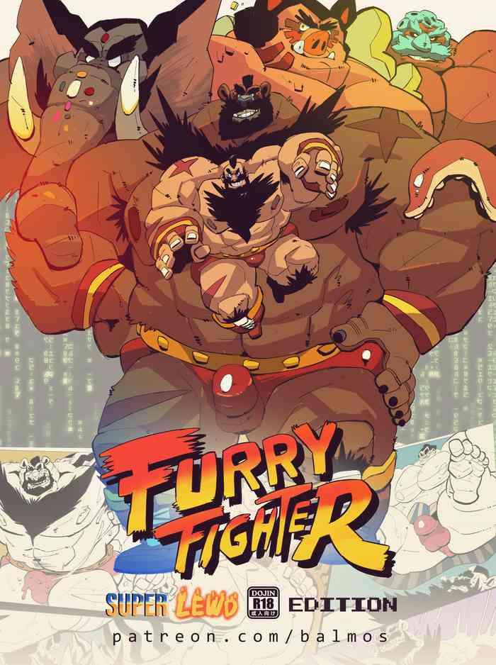 Eng Sub Furry Fighter - Street fighter Sloppy Blow Job