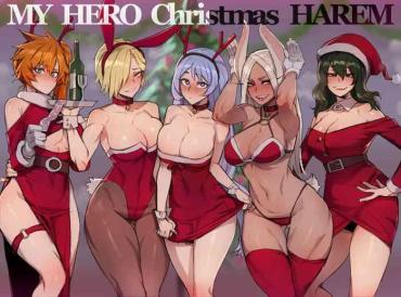 Big Ass MY HERO Christmas HAREM- My hero academia | boku no hero academia hentai Shaved Pussy