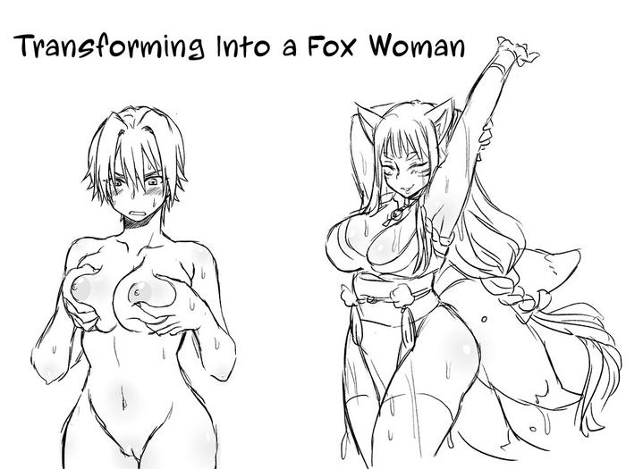 Bigtits Transforming Into A Fox Girl | Kitsune Nyotaika Mono - Original Transex