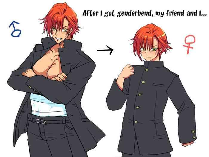 Straight Porn Seitenkango, Shinyuu to | After I got genderbend, my friend and I... - Original Tit