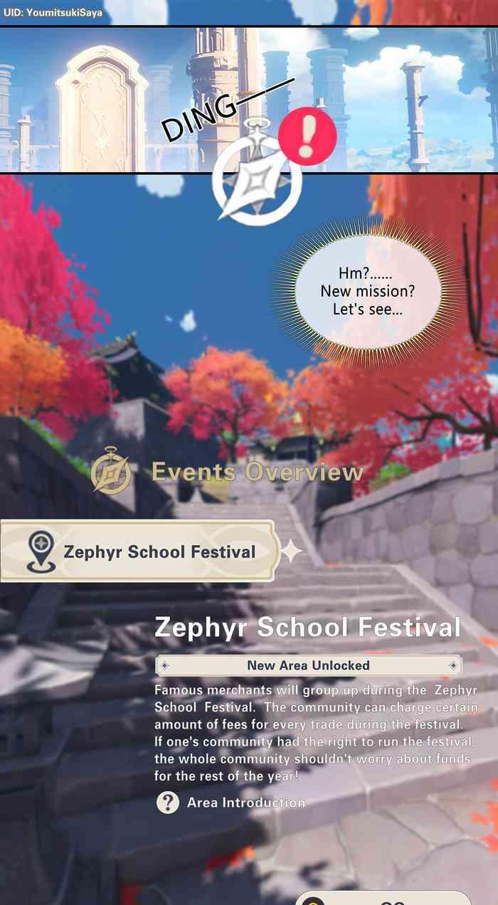 Free Fuck Zephyr School Festival - Genshin impact Stroking