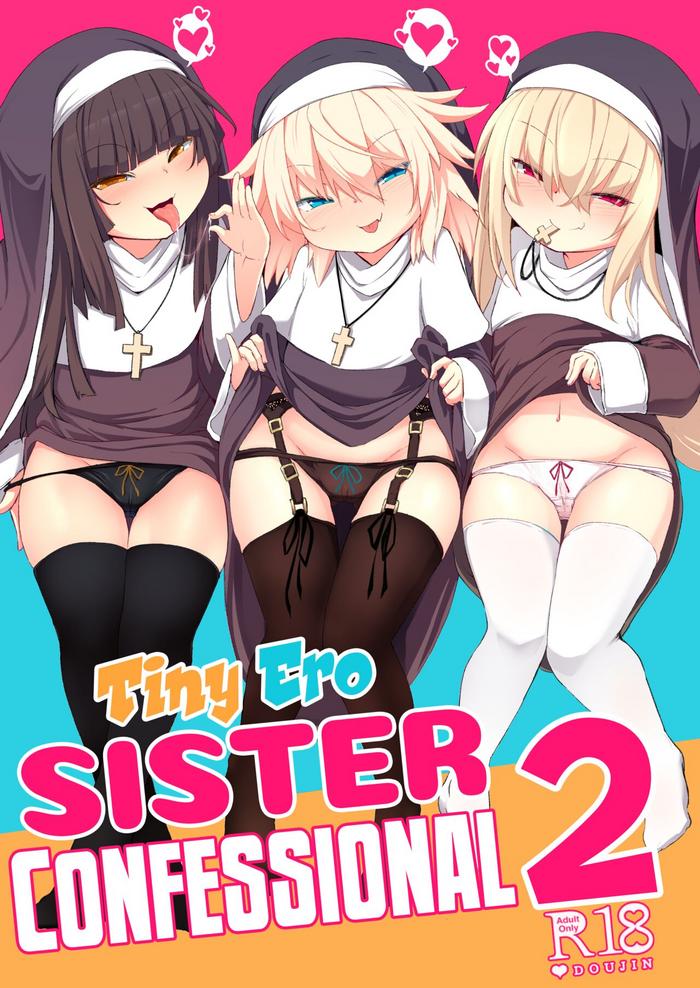 Gay Cumshot Zangeshitsu no Chiisana Ero Sister 2 | Tiny Ero Sister Confessional 2 Foda