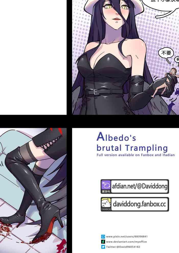 Big Tits - Albedo's brutal Trampling - Overlord Gay Rimming