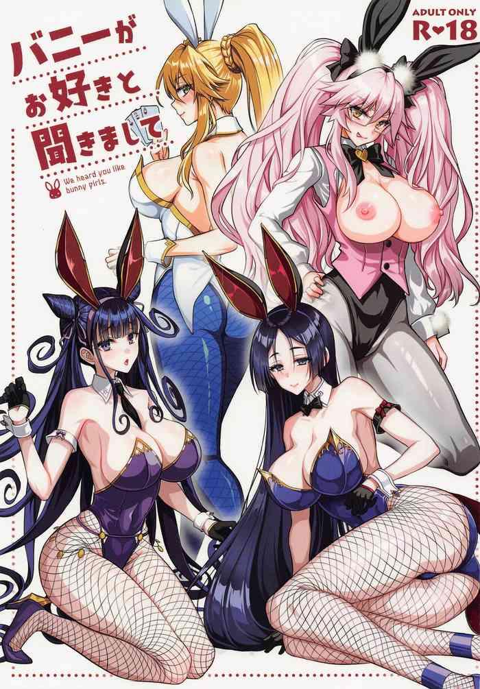 Best Blowjob Bunny ga Osuki to Kikimashite | We Heard You Like Bunny Girls. - Fate grand order Round Ass