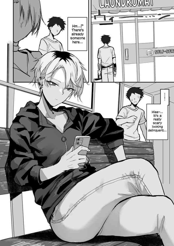 Erotic Coin Laundry de Kowai Yankee ni Karamareru Manga | A Manga About Getting Mixed Up With A Scary Delinquent At The Laundromat - Original Gorda