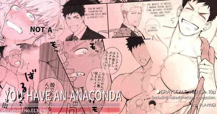 Futanari Kimi wa Anaconda | YOU HAVE AN ANACONDA - Original Outside
