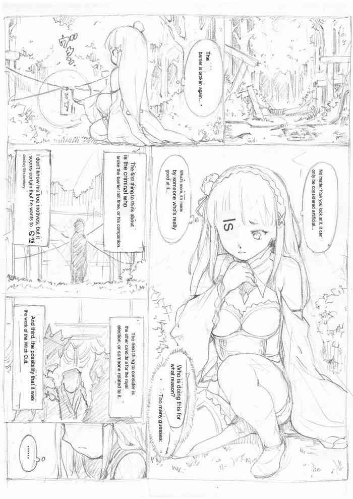 Mexico [Fujiwara Shunichi] Emilia Kumo Ito Kousoku Manga (Re: Zero kara Hajimeru Isekai Seikatsu) google translate - Original Interracial