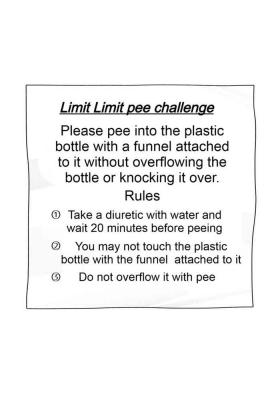 Limit Limit Pee Challenge