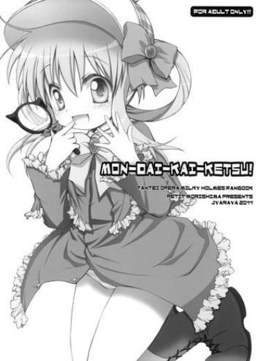 Lesbiansex (SC50) [Jyaraya (Morisaki Petit)] MON-DAI-KAI-KETSU! (Tantei Opera Milky Holmes)- Tantei Opera Milky Holmes Hentai Mum