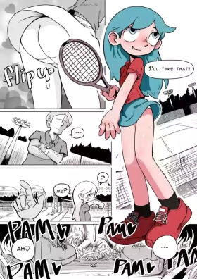 Hilda after tennis play